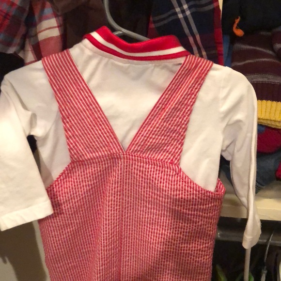 Adorable Santa overhauls with shirt. - Picture 4 of 4